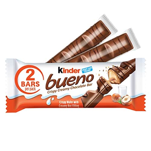 Kinder Bueno Milk Chocolate Ba..., 2 Bars per Pack, 1.5 oz Each
