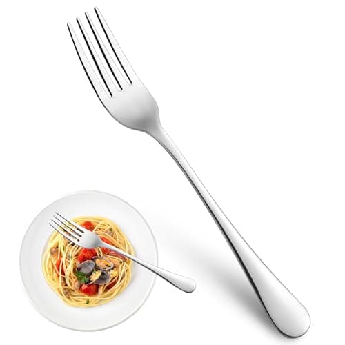 Stainless Steel Dinner Forks 16-Pack for $10 + free shipping w/ Prime