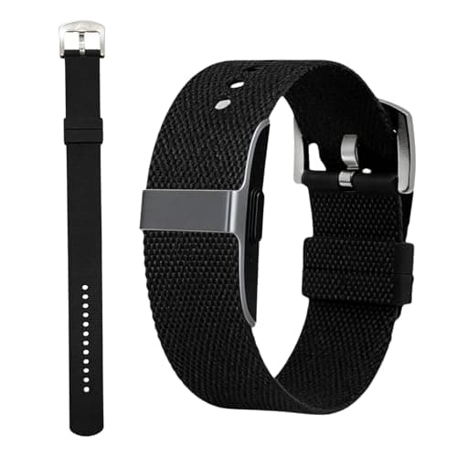 CAMTOVGCA FKM Rubber Loop Strap Compatible with Hume Health Band, Soft Waterproof Adjustable Fluororubber Replacement Bands Wristband for Fitness Tracker Women Men