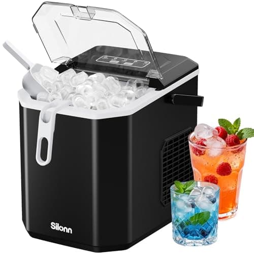 Silonn Ice Maker Countertop, P...for Home, Kitchen, Camping, RV