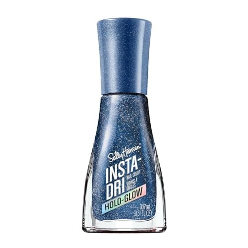 Sally Hansen Insta-Dri Holo-Gl...r-Blue Holographic Nail Color.