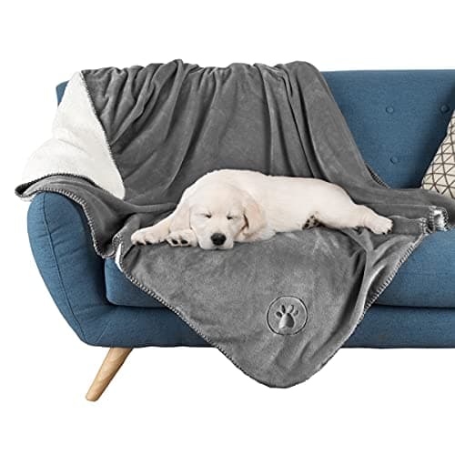Waterproof Pet Blanket - 50x60...ns, and Fur by PETMAKER (Gray)