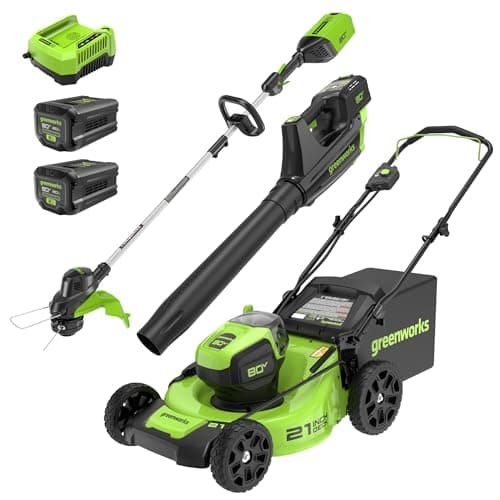 Greenworks 80V 21” Brushless (...es and 30 Minute Rapid Charger