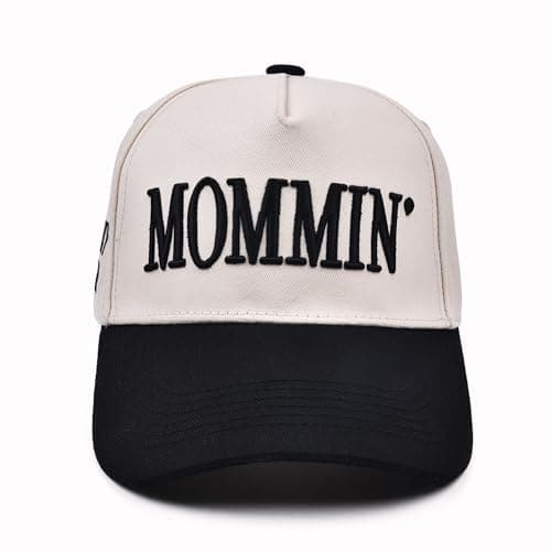 Vintage Two-Tone Womens Mommin Trucker Hat,Fit Outdoor and Daily Use,Mama Birthday Gifts, Mothers Day Gifts For Mom,Mother's Day Gifts From Daughter Husband Son Kids