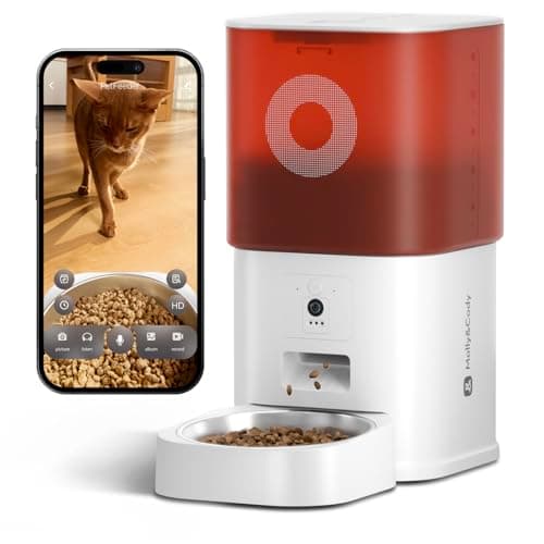Molly&Cody 6L Automatic Cat Feeder with Camera  for $66 w/ Prime + free shipping
