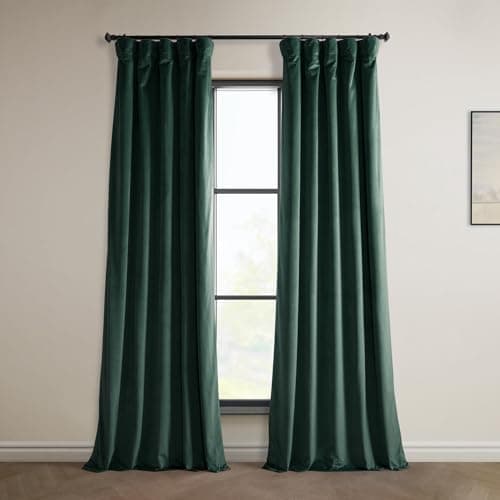 HPD Half Price Drapes Heritage...08L, (1 Panel), Forestry Green