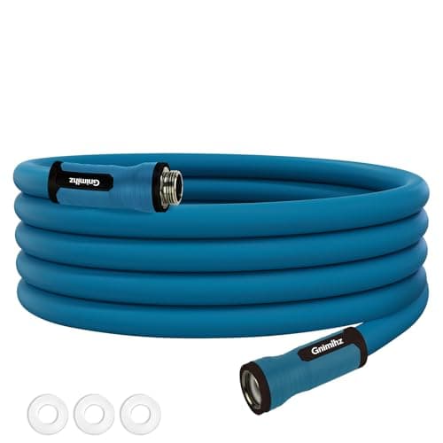 Gnimihz Garden Hose 3ft, Made of TPE(BetterThan PVC), Lightweight but Durable Water Hose with Ergonomic Swivel Fittings, Drinking Water Safe Material