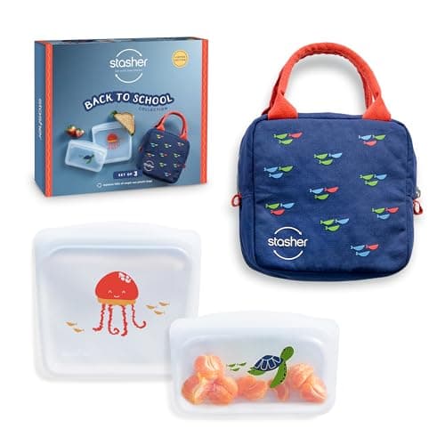 Stasher Silicone Reusable Stor...ndly, Food Storage Bags, Clear