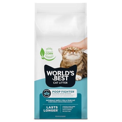 World's Best Cat Litter, Poop ... & Poop Odor Defense, 8 lb Bag