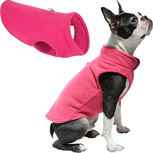 Gooby Fleece Vest Dog Sweater ...Leash for Small to Medium Dogs