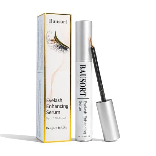 Lash Enhancing Serum, Peptide & Vitamin Infused Formula for Longer, Fuller, Thicker Looking Lashes, Visible Results in 4–6 Weeks, Ophthalmologist Tested, Gentle for Sensitive Eyes (5mL)