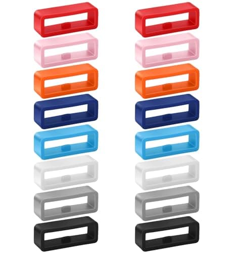 16 Pcs Magic Band Clips, Magic Band Holder, Security Magicband Clip Holder for Smartwatch (Multicolor, 1 in / 2.5 cm)