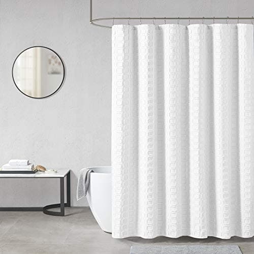 Madison Park Metro Bathroom Sh...Curtains, 72 in x 72 in, White
