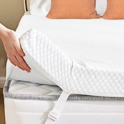 DUMOS 2 Inch Gel Memory Foam M...th Removable & Washable Cover)