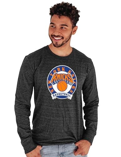 New York Knicks NBA Officially... Sleeve T-Shirt Black, X-Large