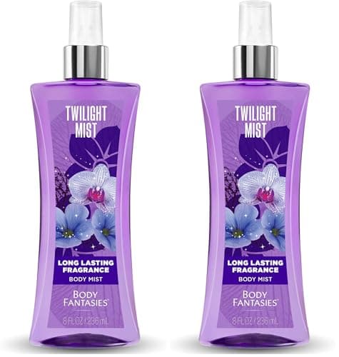 Body Fantasies Signature Fragrance Body Spray, Twilight Mist, 8 fl oz (Pack of 2)