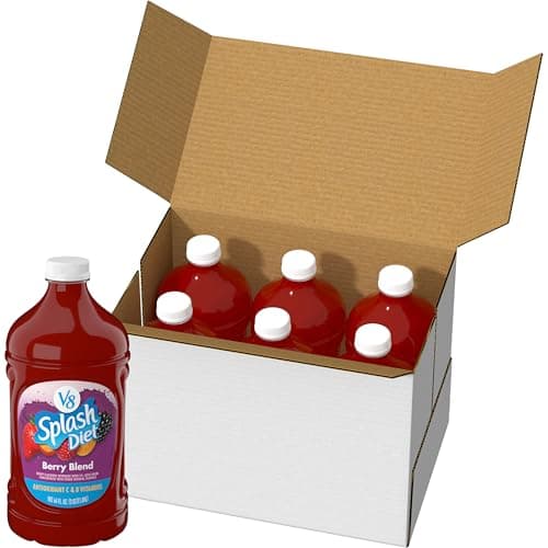 V8 Splash Diet Berry Blend Flavored Beverage, 64 fl oz Bottle (6 Pack)~$11.94 @ Amazon