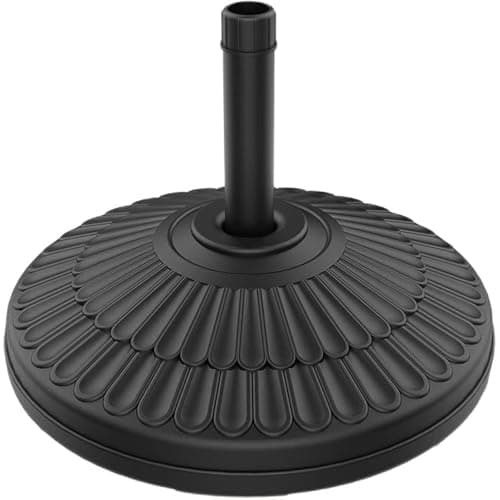 wikiwiki 90 Lbs HDPE Round Pat..., Deck, Backyard & Pool, Black