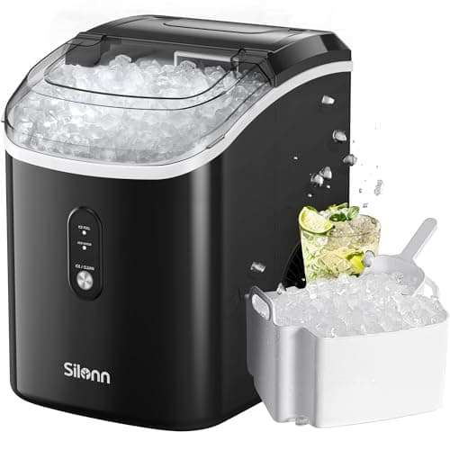 Silonn Nugget Ice Maker Counte...Makers for Home Kitchen Office