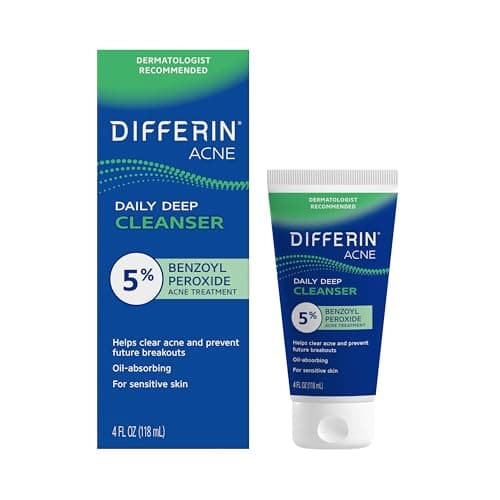 Differin Acne Daily Deep Cleanser 4-oz. Tube for $7 + free shipping w/ Prime