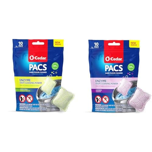 O-Cedar Hard Floor Cleaner PAC...Scent 10 Count (1-Pack) Bundle