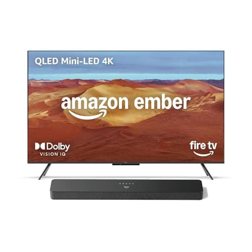 Amazon Ember 55" Mini-LED Series with Fire TV Soundbar Plus