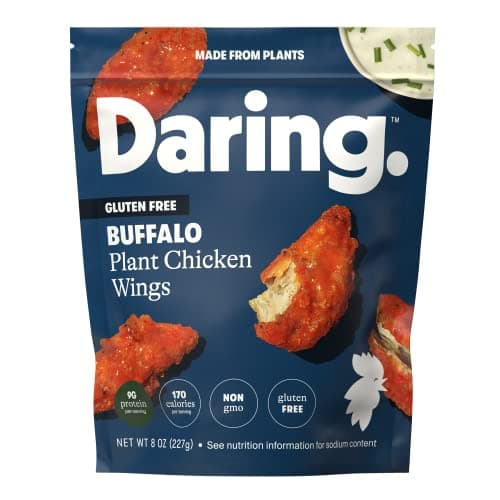 Daring Foods, Frozen, Chicken ...s Plant Based Buffalo, 8 Ounce