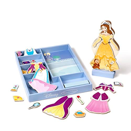 30+ Piece Melissa & Doug Disney Magnetic Dress-Up Wooden Doll Pretend Play Set (Belle) $10.80 + Free Shipping w/ Prime or on $35+