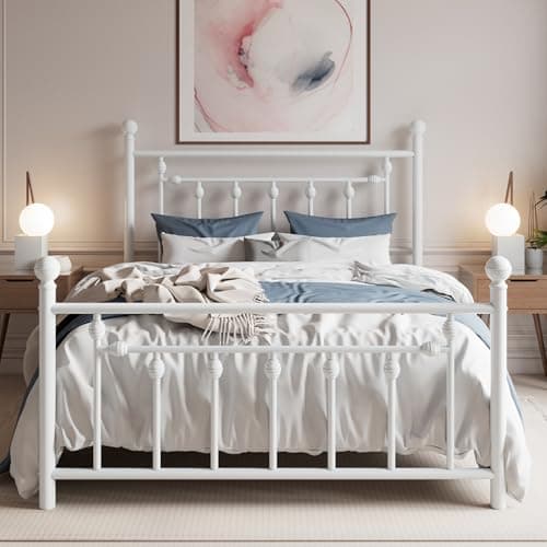 SHA CERLIN 14" Full Size Metal...Spring Needed/Noise Free/White