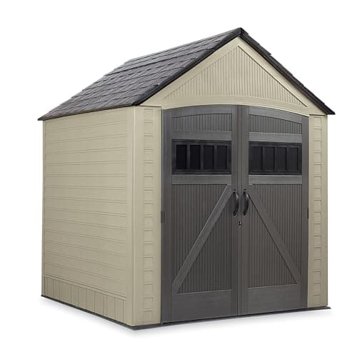 $824.99* | 7' x 7' Rubbermaid Resin Outdoor Storage Shed w/ Floor at Amazon