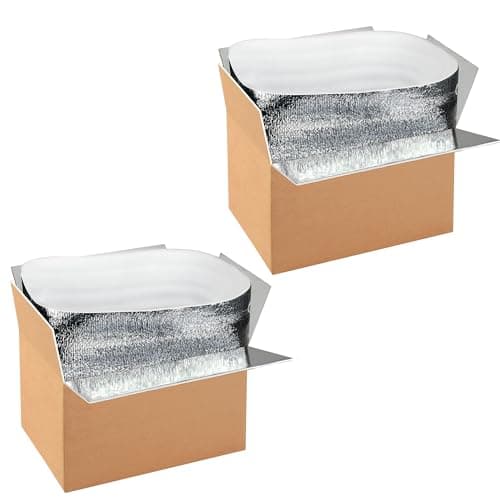 YSSOA 2 Pack Insulated Shippin...all Mailing Box, 12''x10''x7''