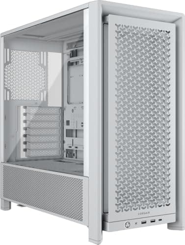 $69.34* | CORSAIR 4000D RS Frame Modular Mid-Tower ATX PC Case (White) at Amazon