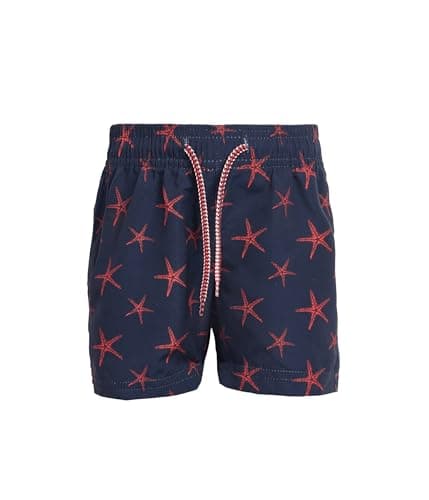Appaman Kids Mens Mid Length Swim Trunks (Toddler/Little Kid) Starfish 3 Toddler One Size