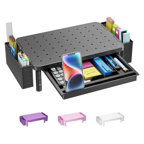 Wali Monitor Stand & Desk Organizer for $15 + free shipping w/ Prime