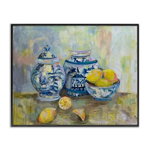 Stupell Industries Lemons and ... Painting, Black Framed, 11x14