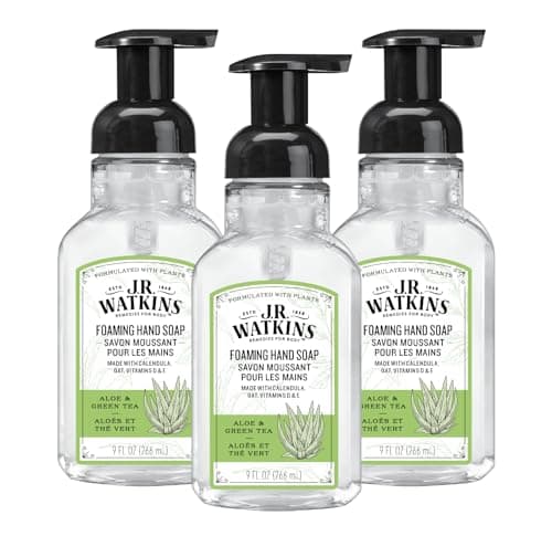 J.R. Watkins Foaming Hand Soap...e & Green Tea, 9 fl oz, 3 Pack