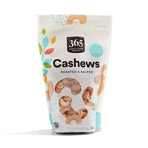 [SnS, AC] $5.03 | 16-Oz 365 by Whole Foods Market Roasted & Salted Cashews at Amazon