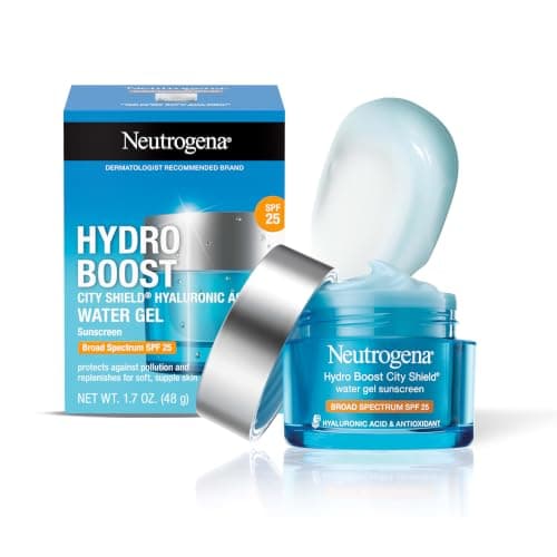 [SnS, AC] $11.98* | 1.7-Oz Neutrogena Hydro Boost City Shield Water Gel Face Moisturizer w/ SPF 25 at Amazon