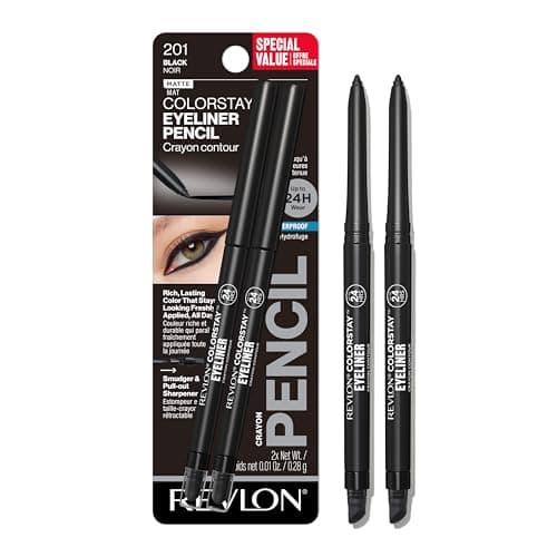 Select Accts: 2-pk Revlon ColorStay Pencil Waterproof Eyeliner (201 Black) $3.25 w/ S&S