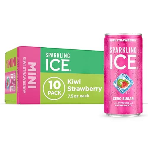Sparkling Ice Kiwi Strawberry ...5 fl oz Mini Cans (Pack Of 10)