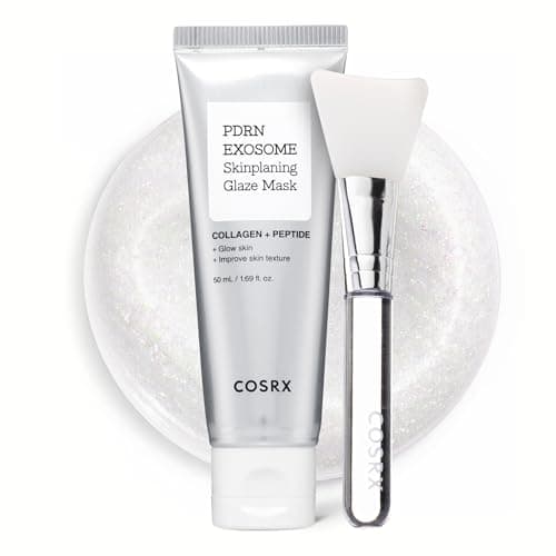 COSRX PDRN EXOSOME Glaze Wrapping Mask with SALMON DNA PDRN, +123% Skin Hydration, Instant Glow, Easy Peel-Off Overnight Mask, Elasticity & Firmness Care, Korean Skin Care, 1.69 fl. Oz