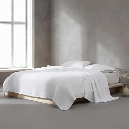 Calvin Klein - King Blanket, S...(Honeycomb Cotton White, King)