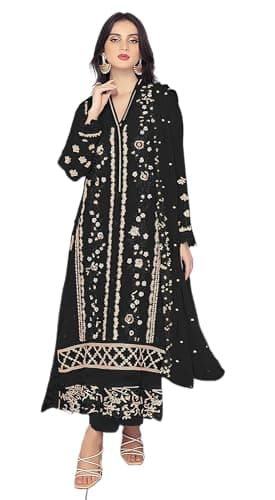 ArtZiya Fashion Indian/Pakistani Heavy Fox Georgette With Embroidered Work Fancy Bollywood Look Salwar Kameez For Women-1057 (Choice-11, 42)