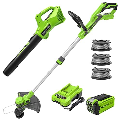 Greenworks 40V Cordless Yard T...lower, Includes 3 Bonus Spools