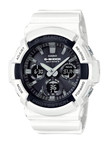 $108 | Casio Men's G-Shock GAS-100B-7ACR Solar White Resin Watch at Amazon