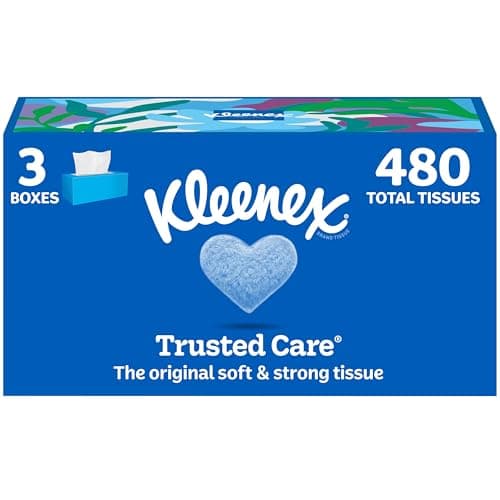 3-Pack 160-Ct Kleenex 2-Ply Facial Tissues 4 for $16