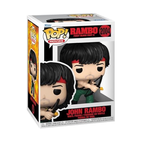 Funko Pop! Movies: Rambo - Joh...ure for Collectors and Display
