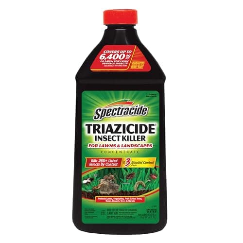 Spectracide Triazicide For Lawns and Landscapes 40.0 -fl oz Concentrate Lawn insect control or 32oz hose end sprayer, $6 Lowe's, amazon