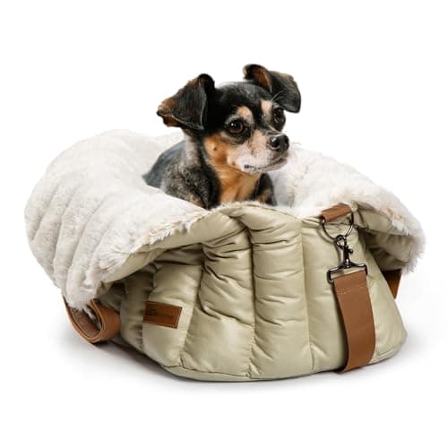 ClevaHome Small Dog Car Seat &...ote for Indoor and Outdoor Use