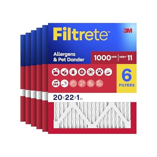 Filtrete 20x22x1 Air Filter, M... Size 19.81 x 21.81 x 0.81 in)